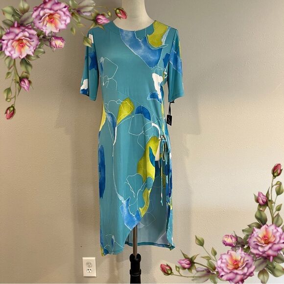 Artex floral short sleeve tunic/Dress - Picture 1 of 14